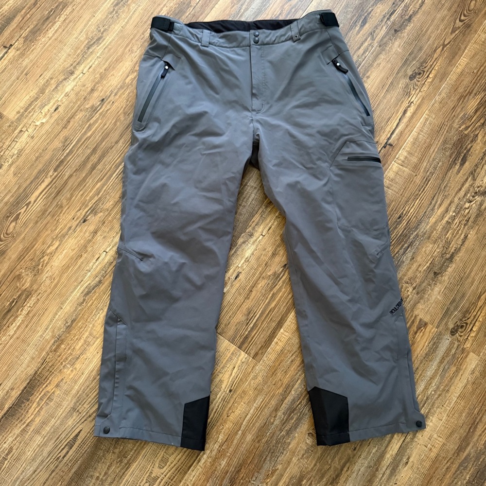 Boulder Gear Snow Pants Men 2XL Gray Incline Collection Ski Snowboard Waterproof